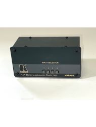 USED Kramer Electronics VS-4X 4x1 Balanced Stereo Audio Mechanical Switcher