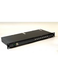 USED Kramer Electronics VS-801N 8x1 Vertical Interval Video / Audio Switcher 8 in 1 out